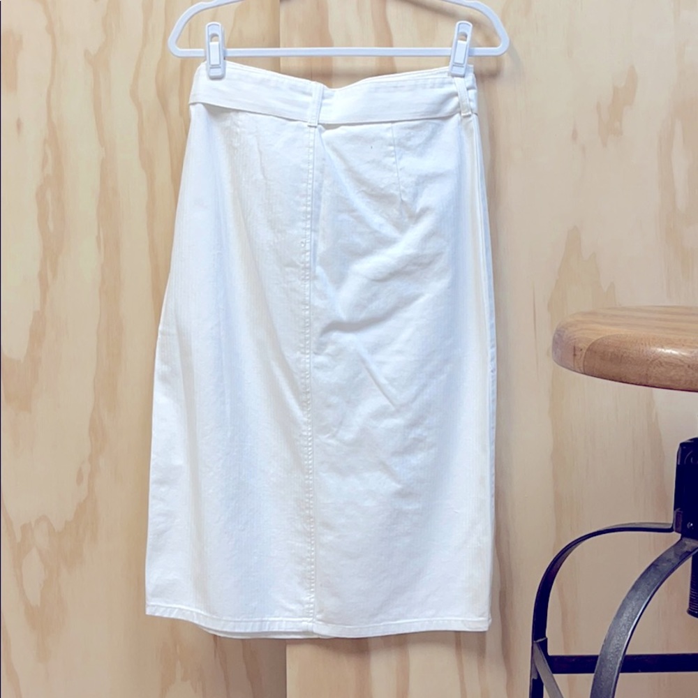 Button Down Midi Skirt - Picture 2 of 3